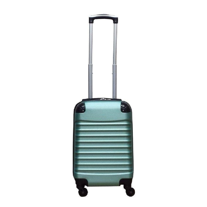 Duurzame groene 2-delige ABS harde koffers Torino, perfect voor reizen en bescherming bagage.
