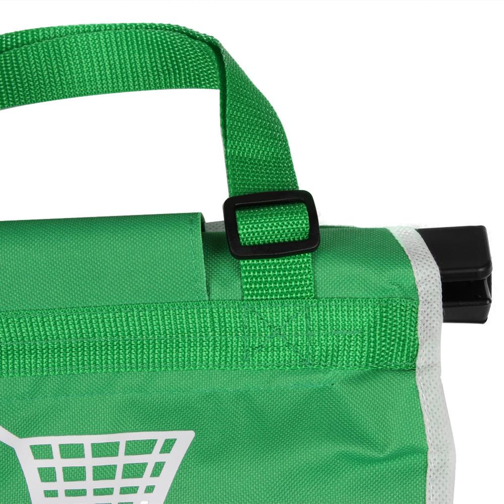 Handige opvouwbare EcoCarry herbruikbare boodschappentas. Compacte, duurzame draagtas voor supermarkt boodschappen.