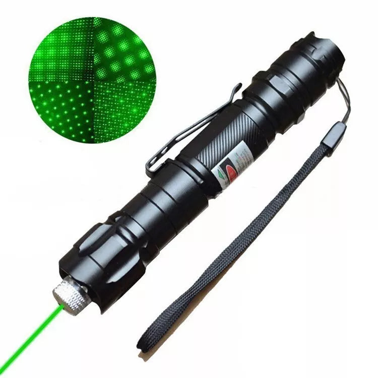 Krachtige groene laser aanwijzer, unisex model, USB oplaadbaar, veelzijdig presentatiehulpmiddel.