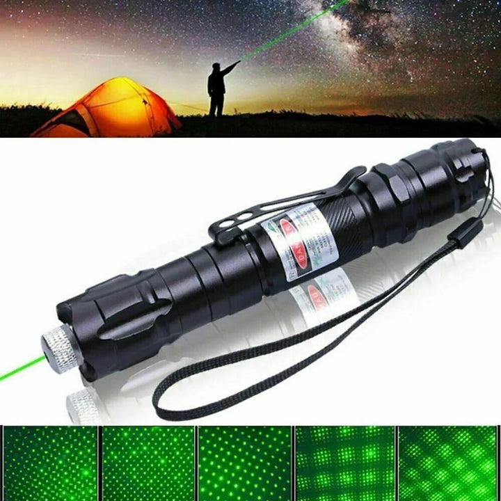 Hoogwaardige groene laser voor astronomie, sterren aanwijzen & professionele presentaties. USB oplaadbaar.