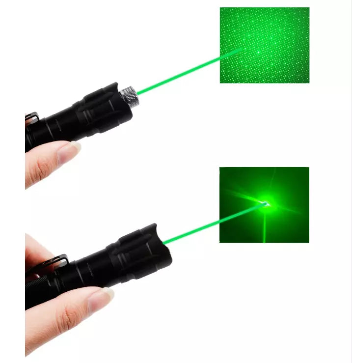 Ergonomische groene laserpointer, oplaadbaar, voor duidelijke aanwijzingen tijdens vergaderingen of colleges.