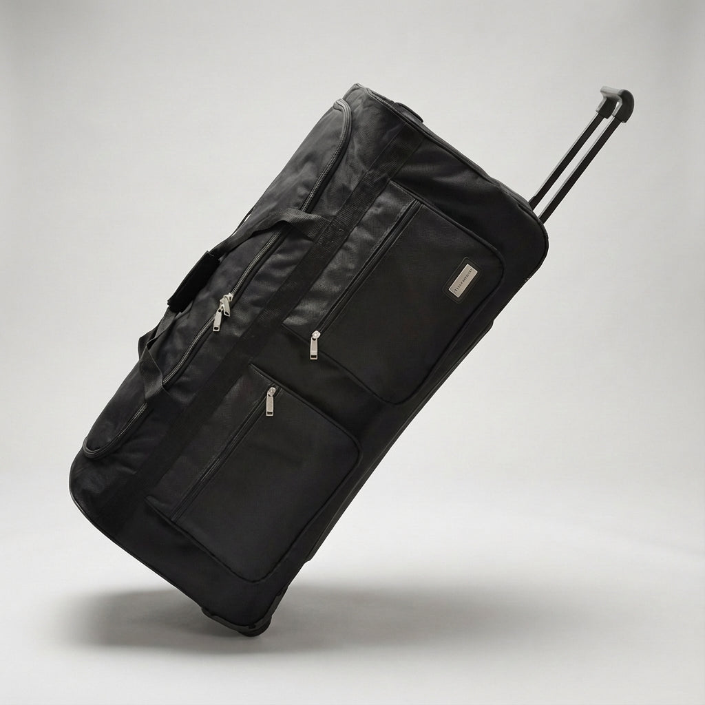 Functionele CarryMaxx reistas met wielen en grote opbergruimte, onmisbaar voor elke vakantie of reis.