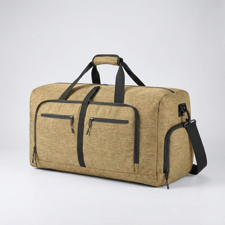 Veelzijdige opvouwbare reistas; perfect als weekendtas, sporttas of compacte vakantie duffelbag.
