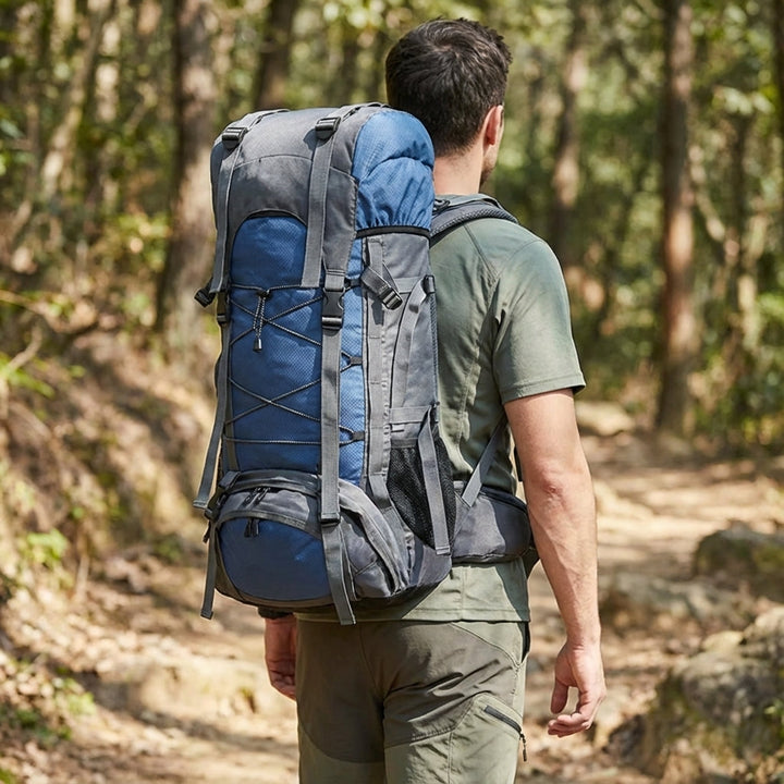 Grote Pathward trekking rugzak voor avontuurlijke wandelingen; unisex en comfortabel met veel bagageruimte.