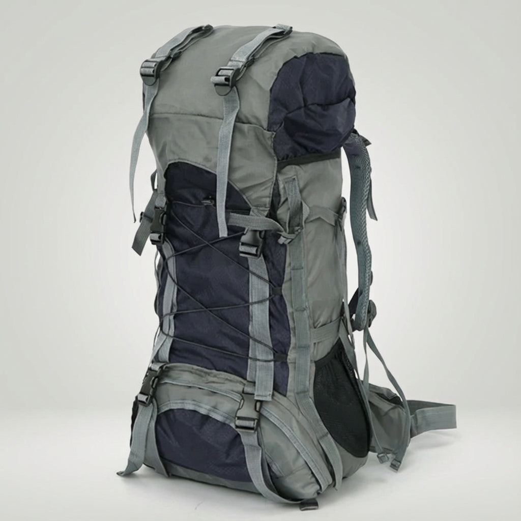 Comfortabele backpack voor wandelaars; ideaal voor meerdaagse trekking en outdoor expedities, waterafstotend.