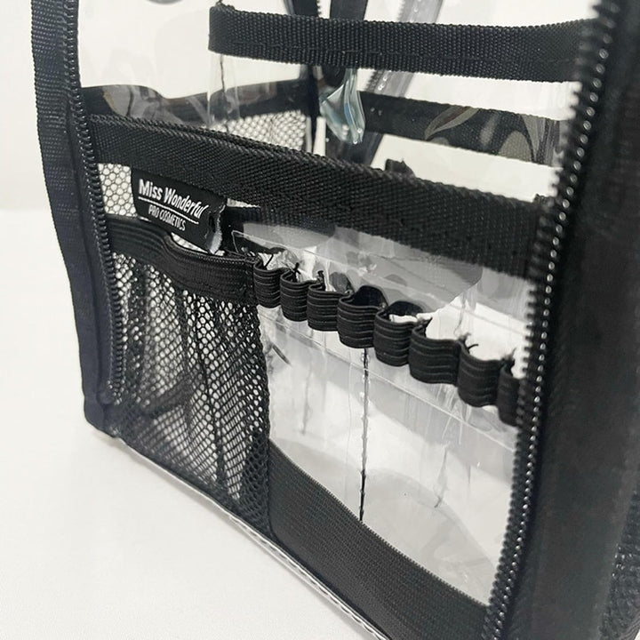 Grote transparante PVC tas; perfect voor make-up, toiletartikelen of als veelzijdige opbergtas thuis.
