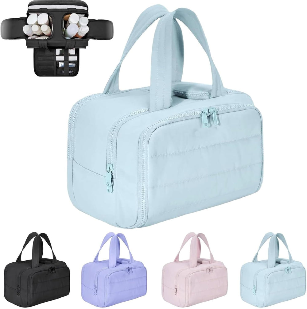 Selvane 4-in-1 waterdichte reis toilettas voor dames. Praktische organizer voor make-up en beauty.