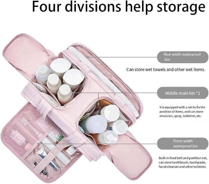 Handige waterdichte Selvane toilettas. Ruime make-up organizer voor dames, perfect voor reisaccessoires.