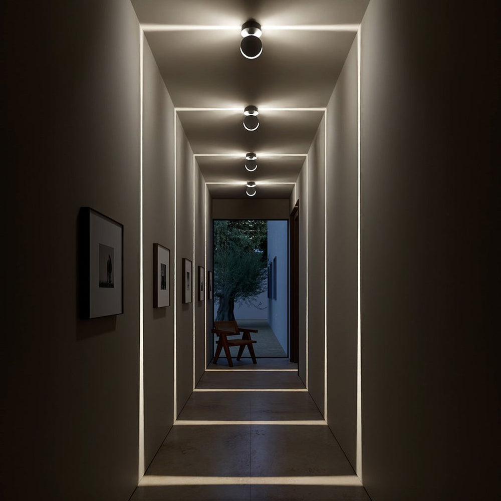 360° LED projector spotlight creëert rustgevende lichteffecten in een slaapkamer. Perfect slaapkamerlicht.