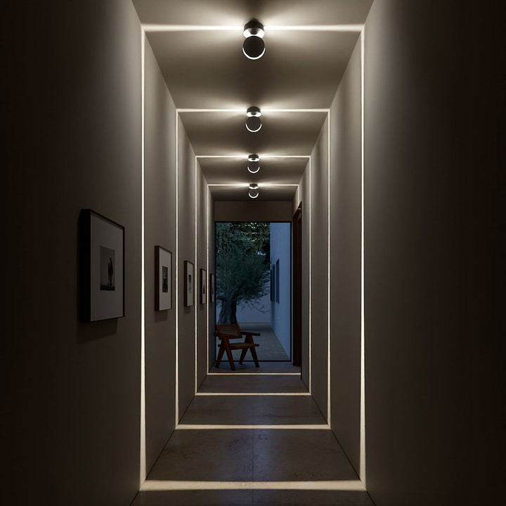 360° LED projector spotlight creëert rustgevende lichteffecten in een slaapkamer. Perfect slaapkamerlicht.
