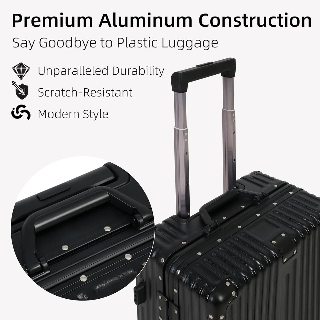 Compacte handbagage reiskoffer met TSA-slot en soepele stille wielen. Ideaal voor korte reizen en als carry-on.