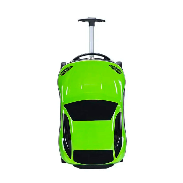 Reiskoffer en speelkameraad: deze harde 3D autokoffer is de ideale kinderkoffer voor de vakantiebagage.