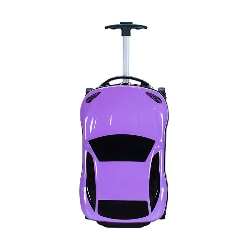 Unieke harde kinderkoffer met 3D auto ontwerp. Perfecte autokoffer voor reizen en spelen, tevens handbagage.