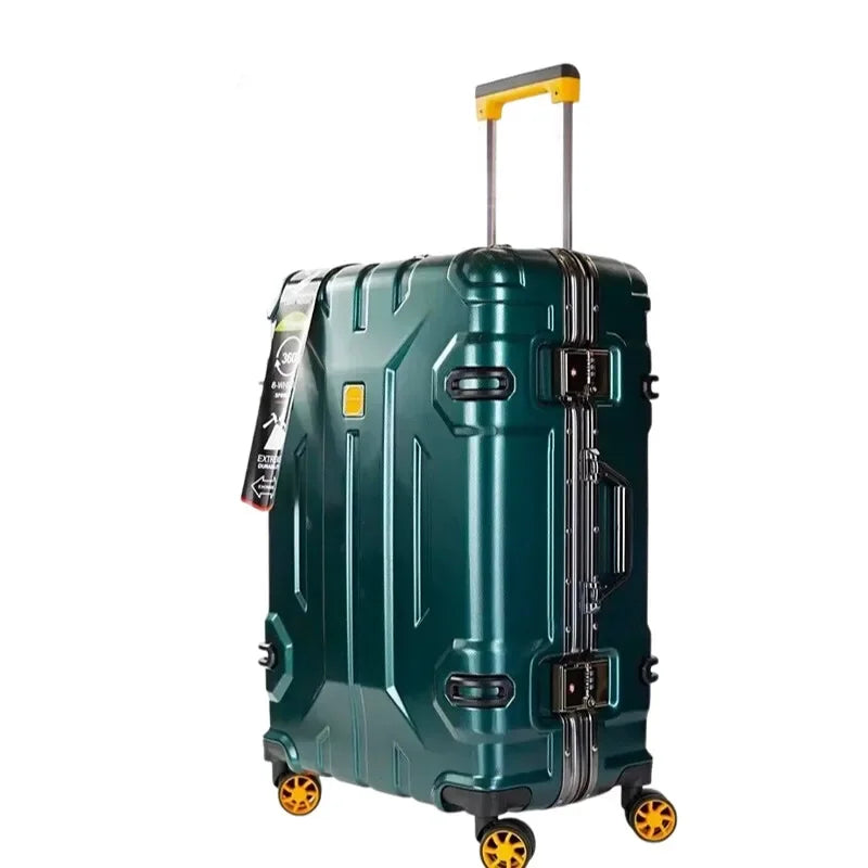 Harde reiskoffer Kopenhagen met versterkt aluminiumframe, TSA slot en 360° wielen. Ideaal voor duurzaam reizen.
