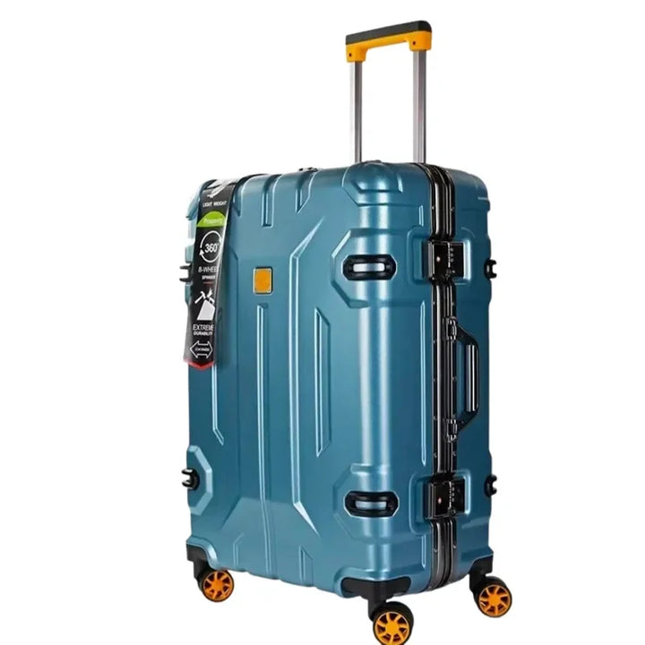 Stevige hardcase trolley met lichtgewicht aluminiumframe. Duurzame bagage koffer voor zorgeloos reizen.