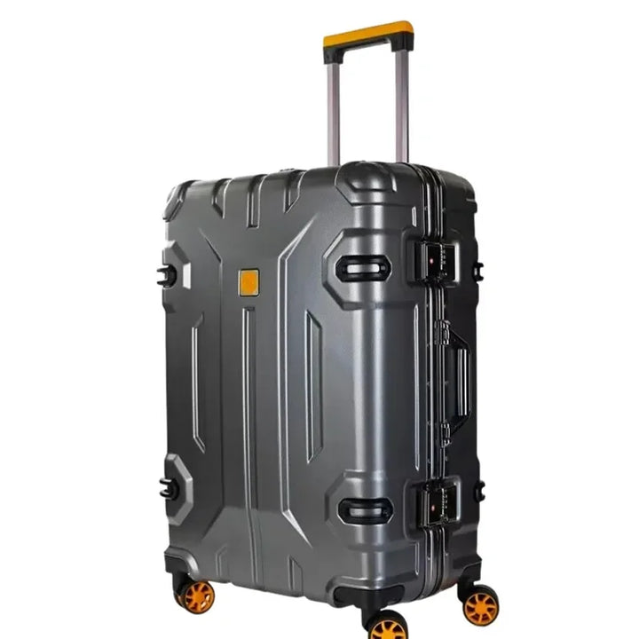 Functionele aluminiumframe reiskoffer met 360° draaiende wielen, TSA slot. Ideaal voor alle soorten reizen.