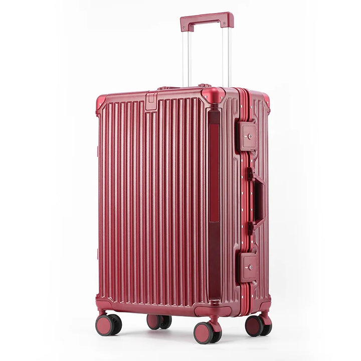 Betrouwbare harde koffer Tallinn met aluminium frame, perfect voor veilig reizen en vakantie.