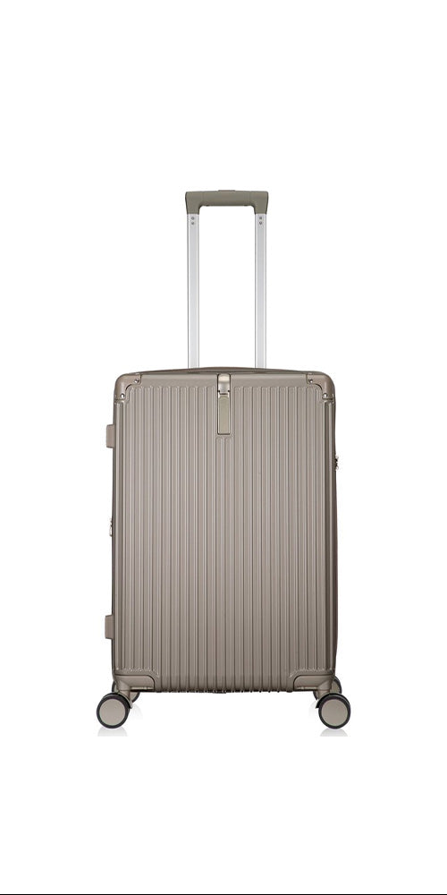 Hardshell koffer Mykonos met USB-poort, bekerhouder en TSA-slot voor optimaal reiscomfort.