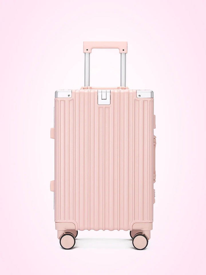 Detail van stevig cijferslot op Campus hardshell koffer, voor veilige opslag van je bagage.