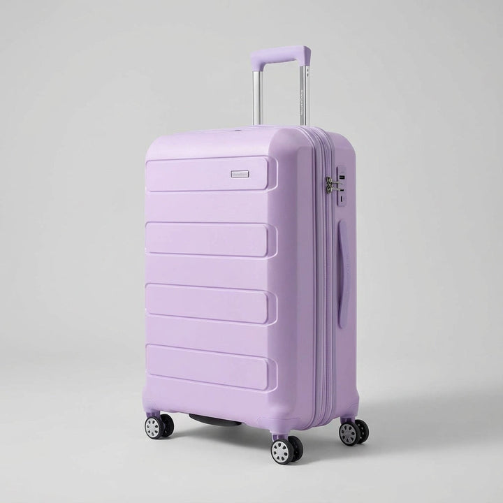 Hardshell reiskoffer SpinCore met geïntegreerd slot, uitbreidbaar volume en 360° spinnerwielen.