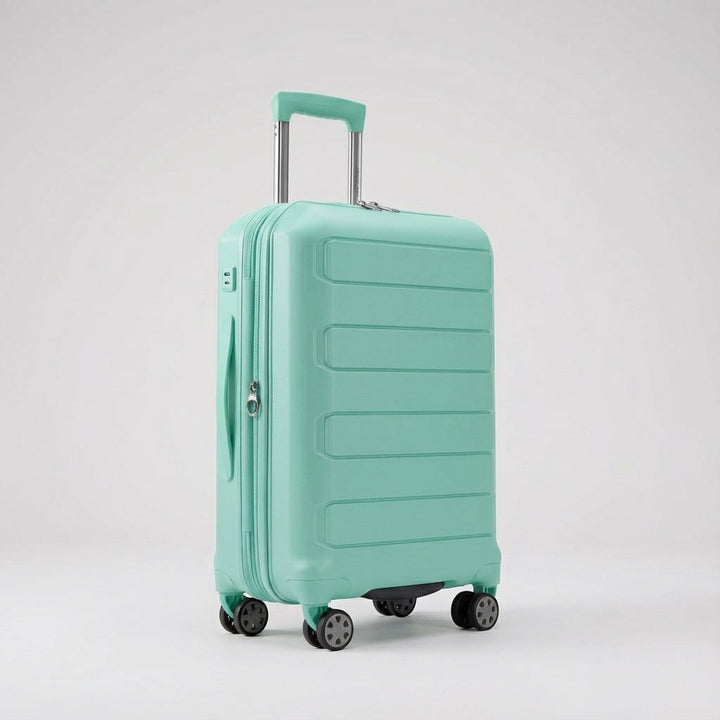 Premium duurzame uitbreidbare hardshell spinner reiskoffer SpinCore. Ideaal voor alle soorten reizen en vakanties.
