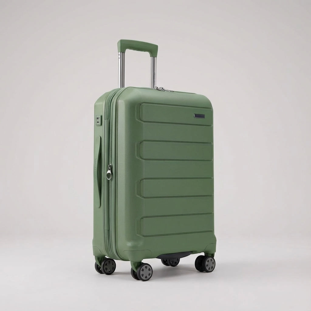 Medium hardshell reiskoffer SpinCore. Ideaal als handbagage of weekendtrip. Uitbreidbaar voor extra ruimte.