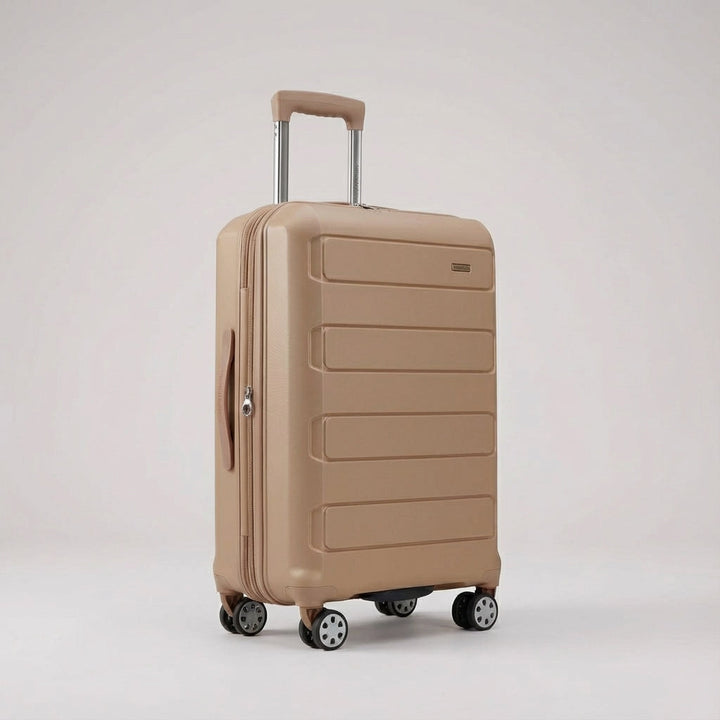 Grote hardshell koffer SpinCore voor lange reizen. Uitbreidbaar en lichtgewicht, perfect voor veel bagage.