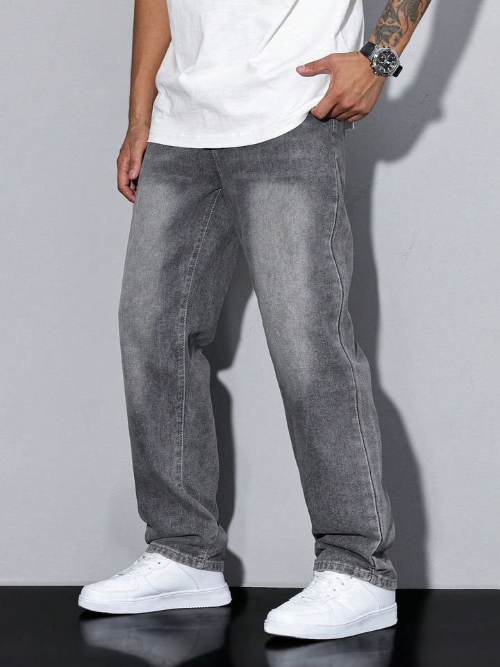Heren baggy jeans met losse pasvorm, ideaal voor streetwear en maximaal comfortabele bewegingsvrijheid.