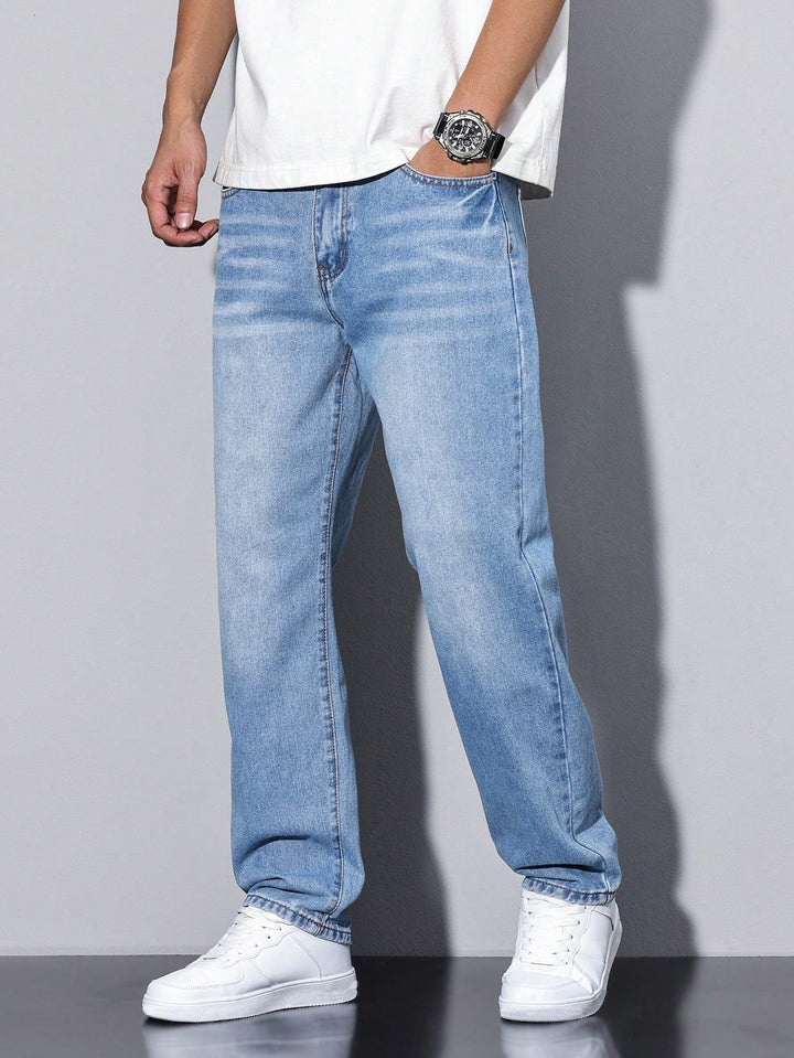 Heren baggy jeans, losse fit denim voor maximale bewegingsvrijheid en een relaxte, casual look.