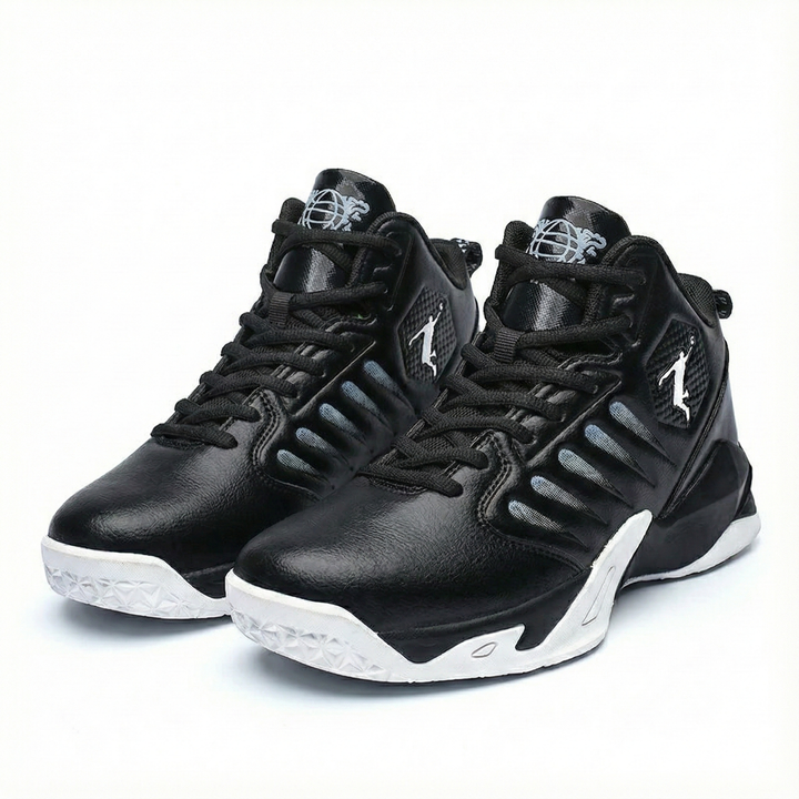 Heren basketbalschoenen met antislip grip voor optimale prestaties op het veld.