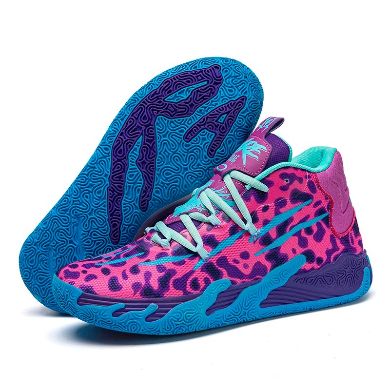 Sportieve heren indoorschoenen, ideaal voor basketbal met uitstekende antislip grip.