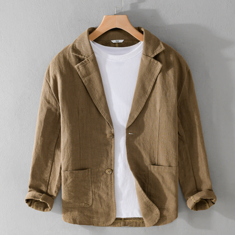 Stijlvolle heren blazer met unieke afwerking, perfect voor moderne mode en een veelzijdige outfit.