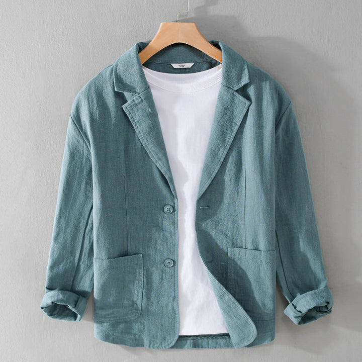 Moderne heren blazer relaxed fit, ideaal voor een stijlvolle casual outfit of zakelijke look.