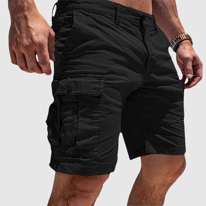 Heren cargo korte broek, stijlvol en comfortabel, perfect voor zomerse dagen en vrijetijdskleding.