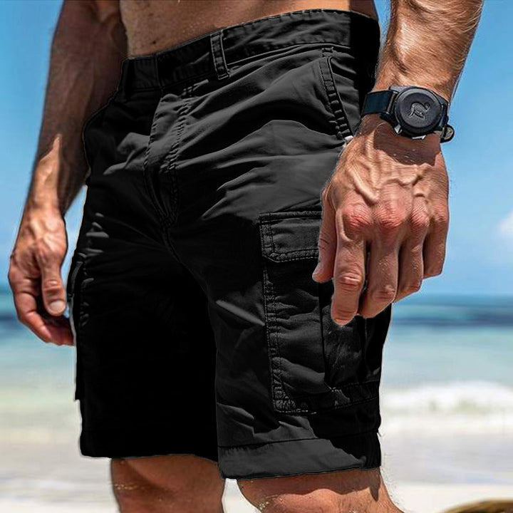 Functionele heren outdoor shorts, duurzaam en ideaal voor wandelen of buitenactiviteiten in de zomer.