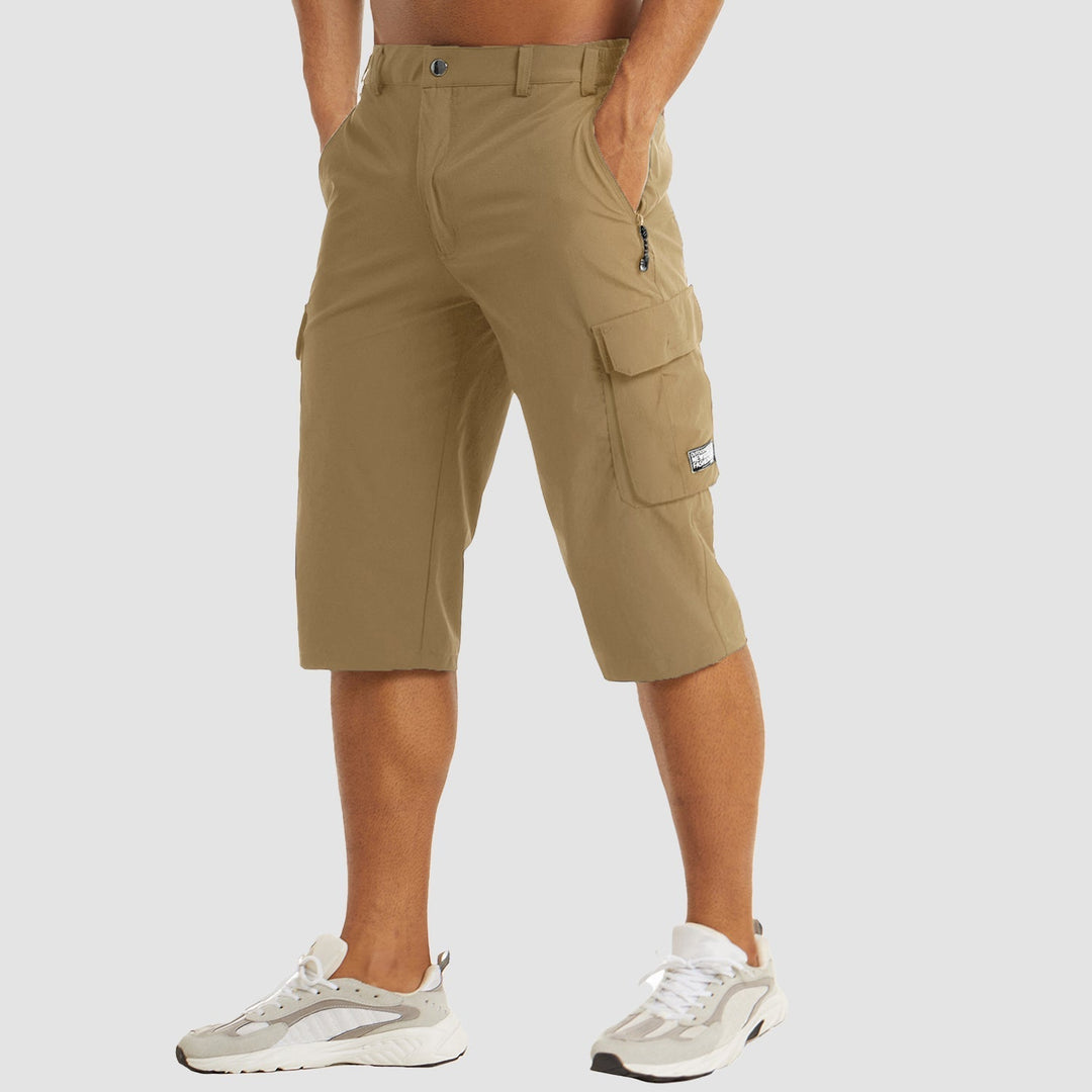 Heren cargo shorts, sneldrogend en functioneel, ideaal voor outdoor avonturen en zomerse casual dagen.