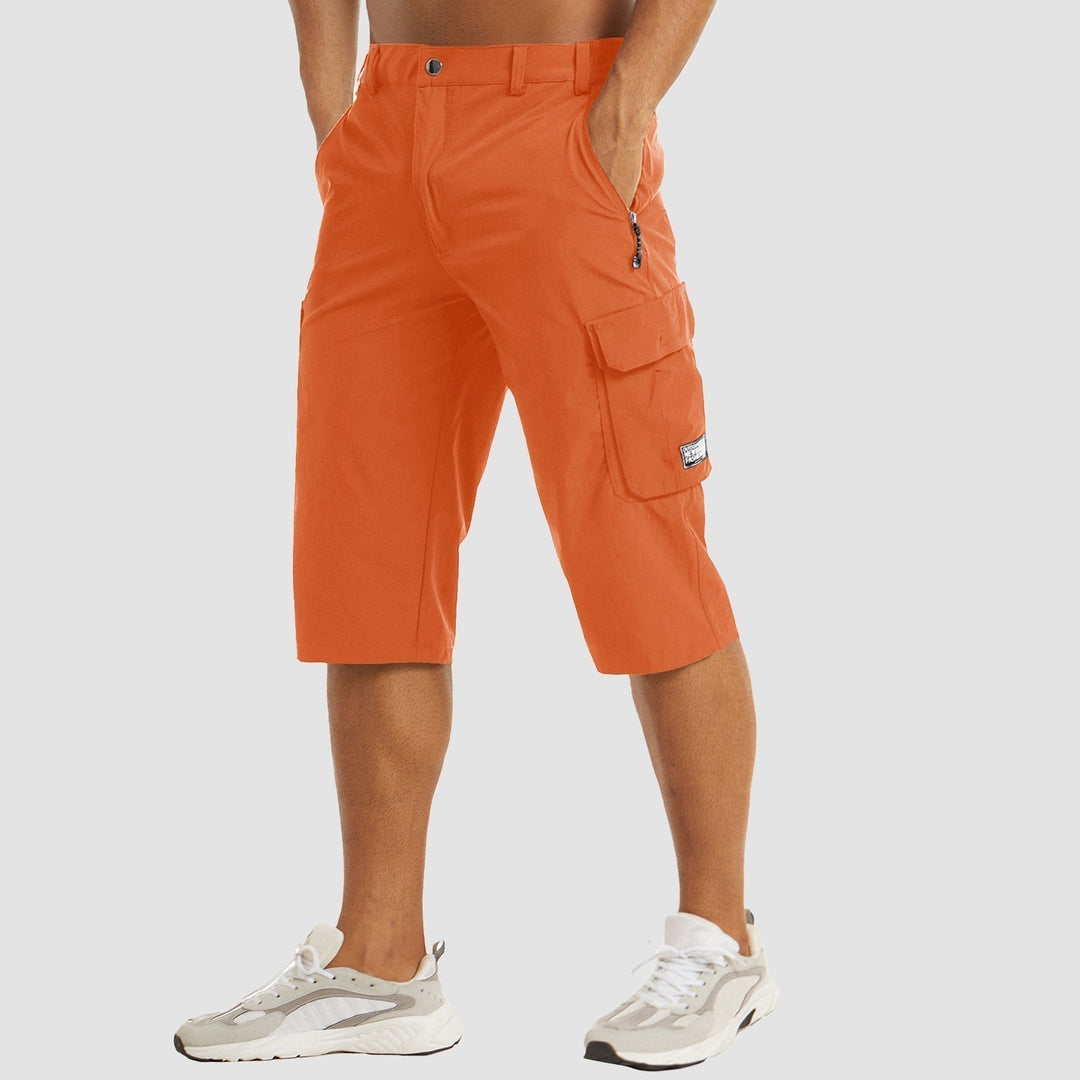 Robuuste sneldrogende heren cargo shorts voor wandelen, kamperen en andere buitenactiviteiten in de zomer.
