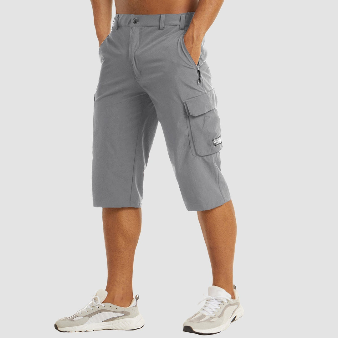 Stijlvolle heren cargo shorts, functioneel en sneldrogend, perfect voor casual of outdoor zomeractiviteiten.