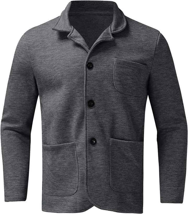 Comfortabele en stijlvolle Leo blazer, een essentiële aanvulling op je herenmode collectie.