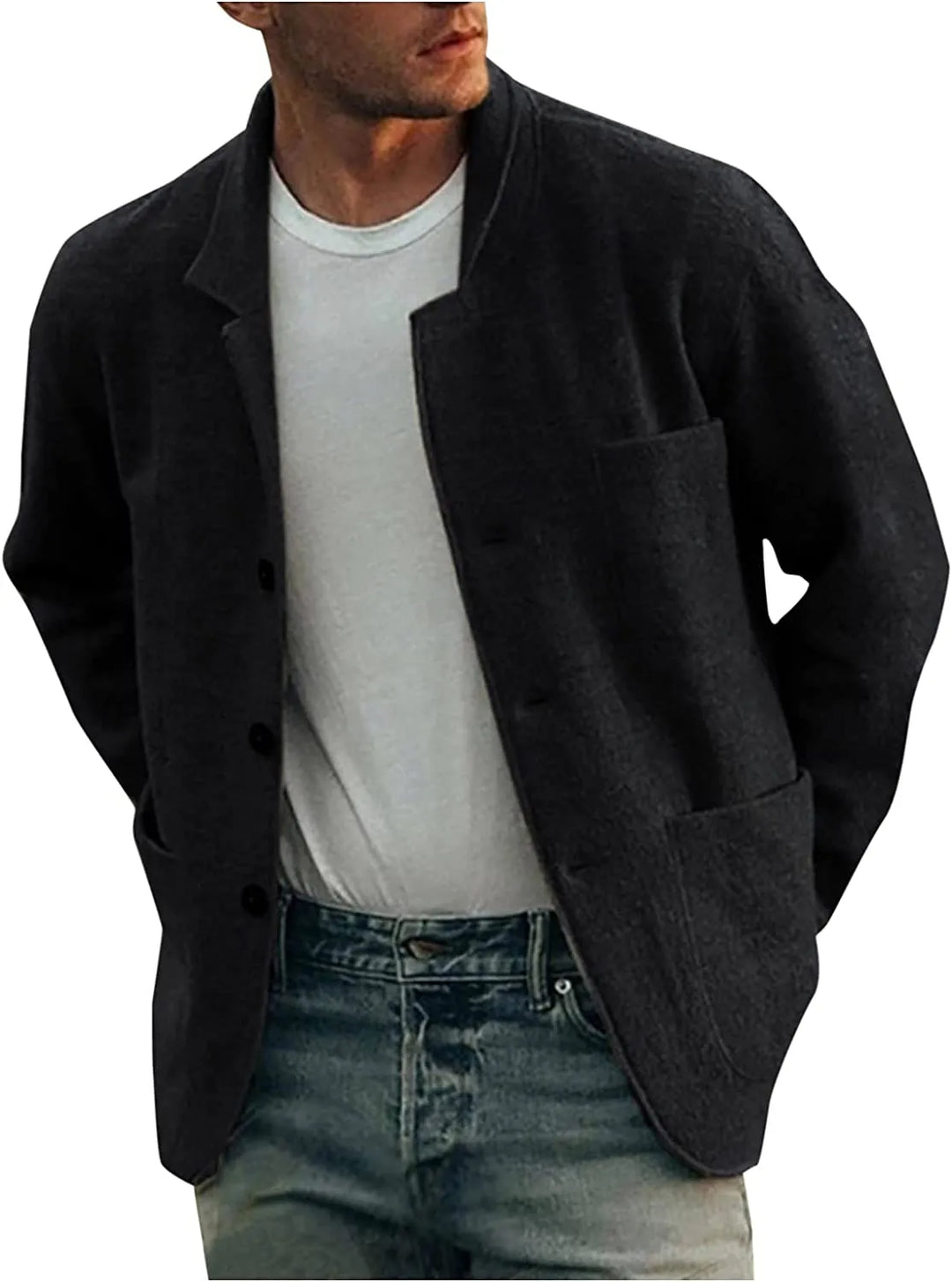 Casual herenblazer Leo, een stijlvol en comfortabel kledingstuk voor diverse herenmode looks.