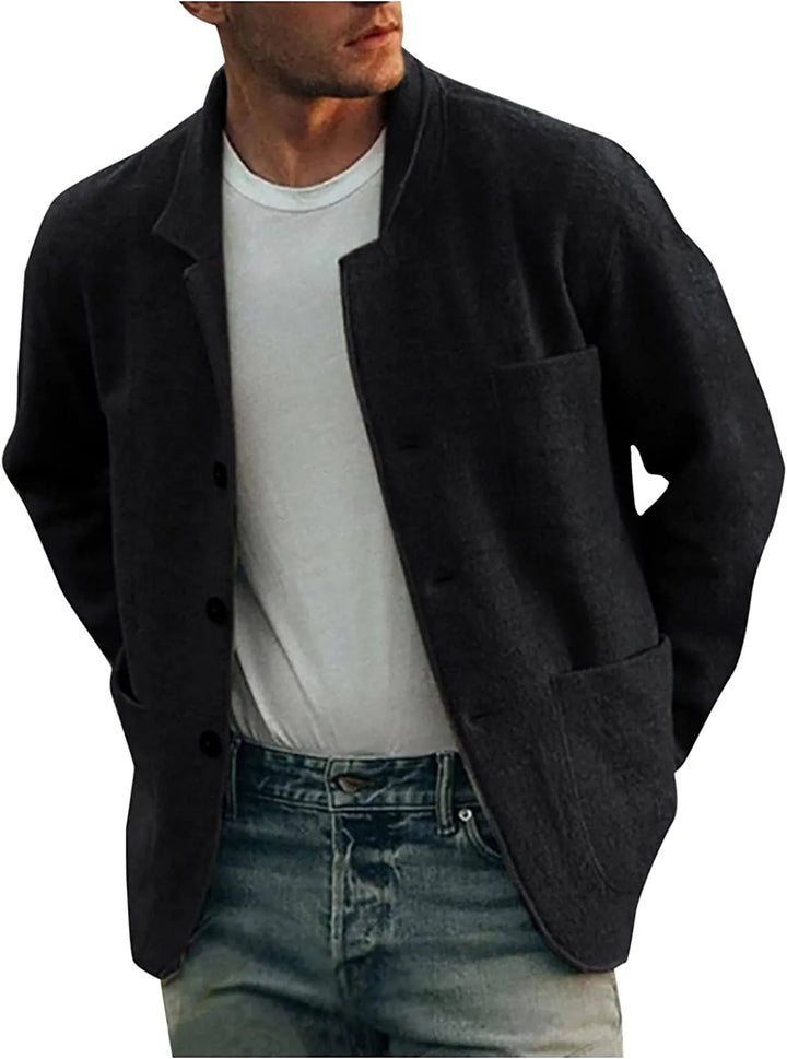 Casual herenblazer Leo, een stijlvol en comfortabel kledingstuk voor diverse herenmode looks.