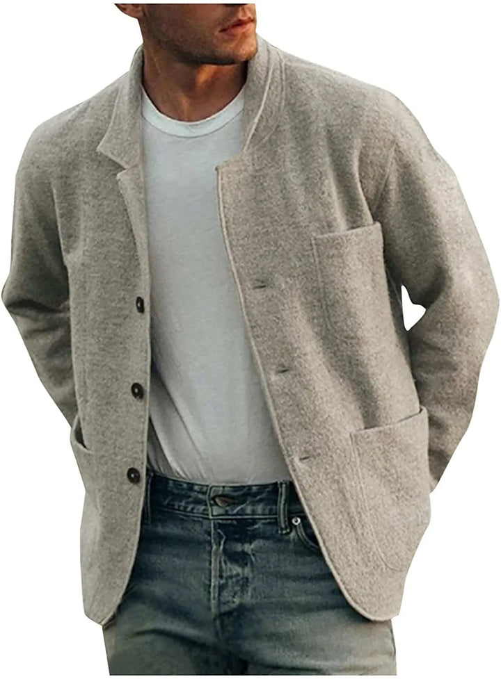 Casual herenblazer Leo, perfect voor een ontspannen maar toch geklede herenmode look.