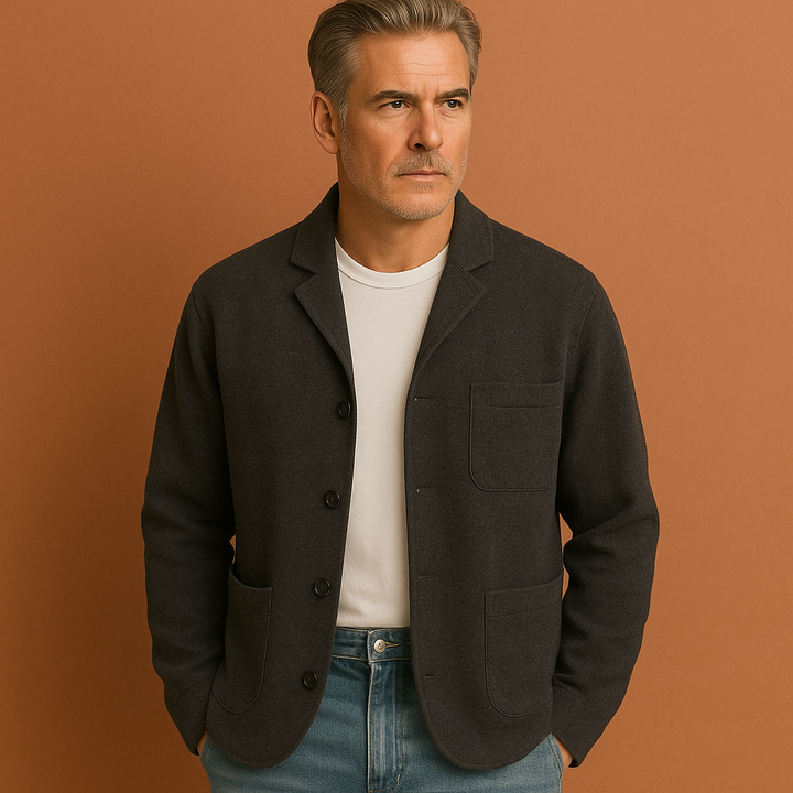 Moderne heren casual geruite blazer, een comfortabel vest voor lente en zomer. Stijlvol voor elke gelegenheid.