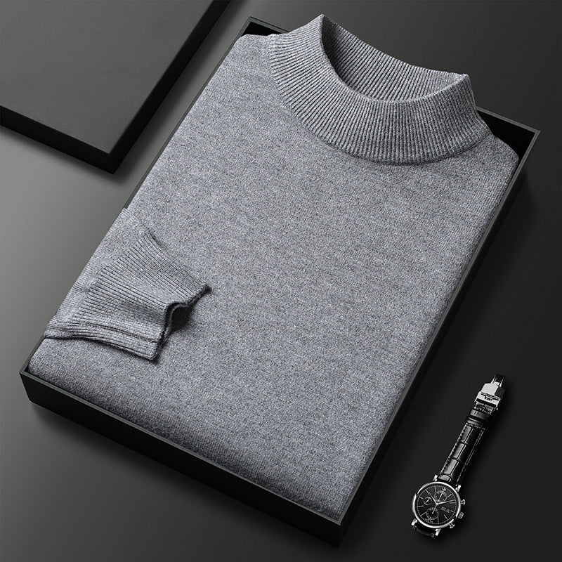Stijlvolle heren coltrui, elegant en casual, perfecte winterkleding voor herenmode.