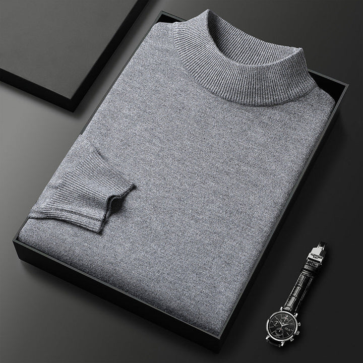 Stijlvolle heren coltrui, elegant en casual, perfecte winterkleding voor herenmode.