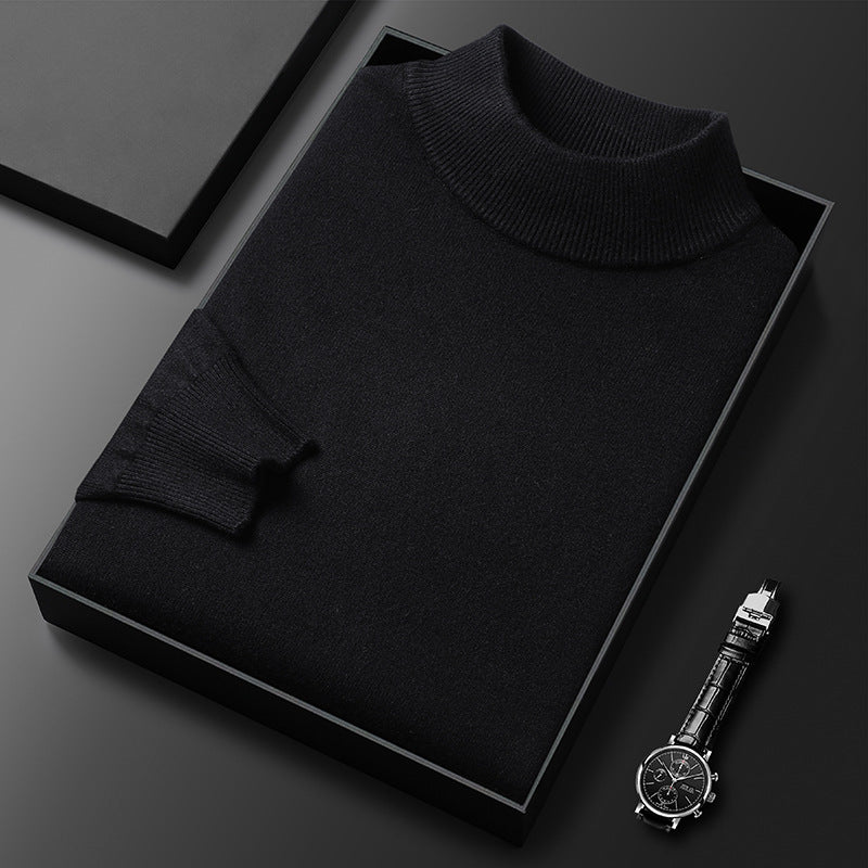Elegante heren coltrui, een stijlvol item voor de wintergarderobe, warm en veelzijdig.