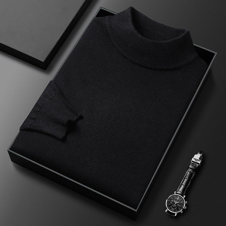 Elegante heren coltrui, een stijlvol item voor de wintergarderobe, warm en veelzijdig.