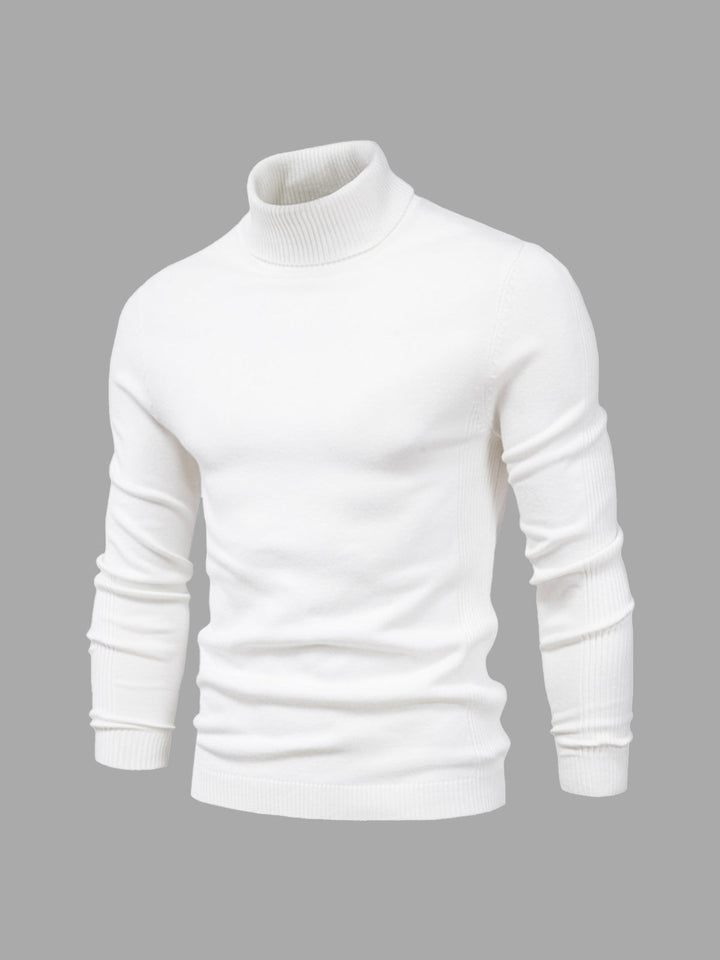 Heren coltrui met lange mouw, tijdloos ontwerp, perfect voor herfst en winter. Warm, elegant en veelzijdig.