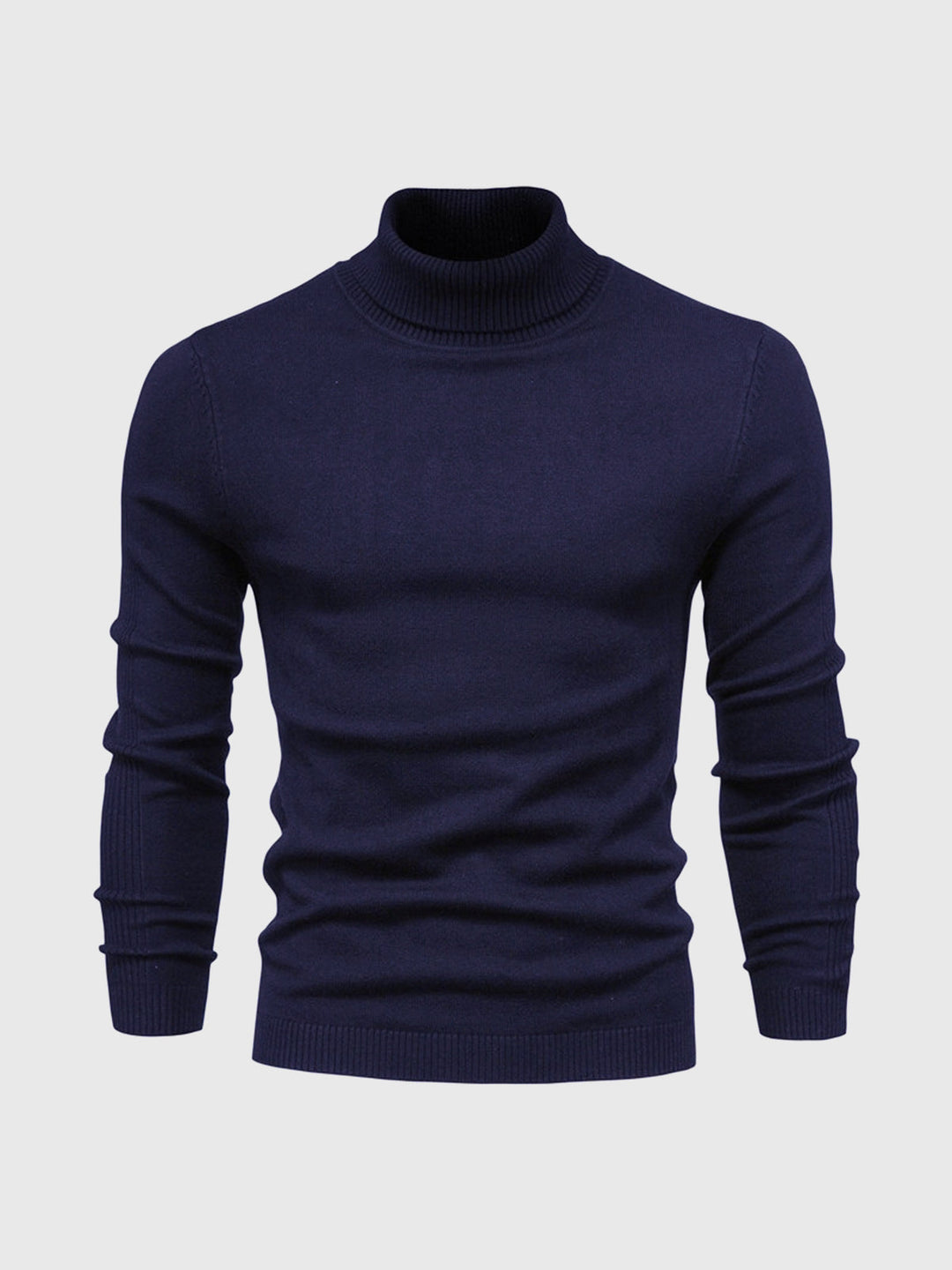 Tijdloze heren coltrui, lange mouw. Elegante pullover die nooit uit de mode raakt. Perfect voor comfort.