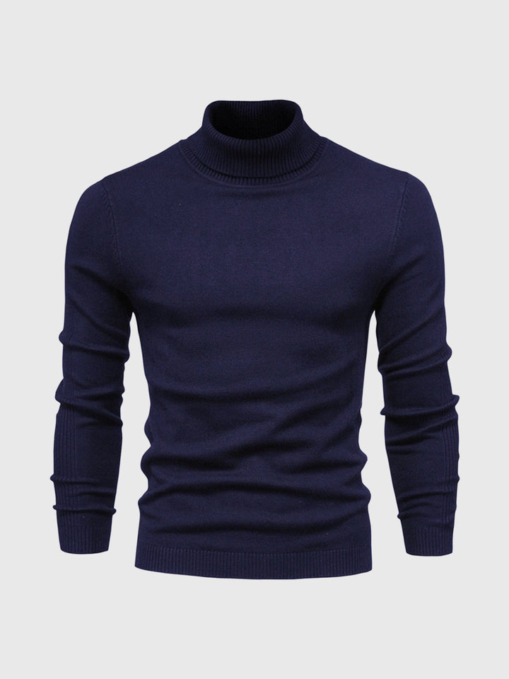 Tijdloze heren coltrui, lange mouw. Elegante pullover die nooit uit de mode raakt. Perfect voor comfort.